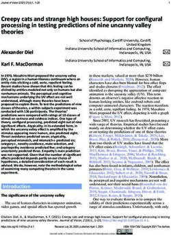 Creepy cats and strange high houses: Support for configural processing in testing predictions of nine uncanny valley theories - Karl F. MacDorman