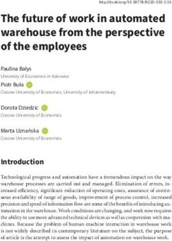 The future of work in automated warehouse from the perspective of the employees