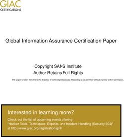 Global Information Assurance Certification Paper