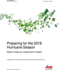 Preparing for the 2018 Hurricane Season - Steps to Help your Organization Prepare - Aon