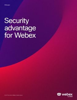Security advantage for Webex