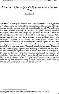 A Portrait of James Joyce's Epiphanies as a Source Text
