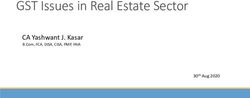 GST Issues in Real Estate Sector - CA Yashwant J. Kasar B.Com, FCA, DISA, CISA, PMP, FAIA - pune ...