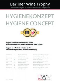 HYGIENEKONZEPT HYGIENE CONCEPT - Berliner Wine Trophy - Berliner Wine ...