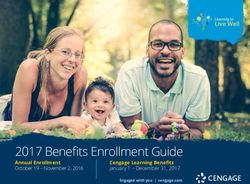 2017 Benefits Enrollment Guide - Annual Enrollment October 19 - November 2, 2016 Cengage Learning Benefits January 1 - December 31, 2017