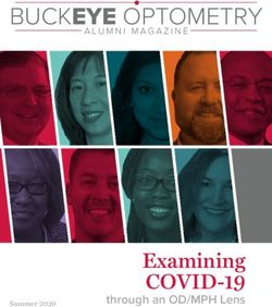 Examining COVID-19 - BUCKEYE OPTOMETRY - through an OD/MPH Lens - The Ohio State University College ...