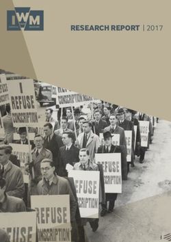 RESEARCH REPORT | 2017 - Imperial War Museums