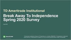 Break Away To Independence Spring 2020 Survey - TD ...