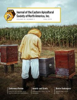 Journal of the Eastern Apicultural Society of North America, Inc.