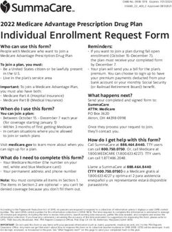 INDIVIDUAL ENROLLMENT REQUEST FORM - 2022 MEDICARE ADVANTAGE PRESCRIPTION DRUG PLAN - SUMMACARE