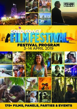 3 14 APRIL 2019 FESTIVAL PROGRAM - 175+ FILMS, PANELS, PARTIES & EVENTS - Gold Coast Film Festival