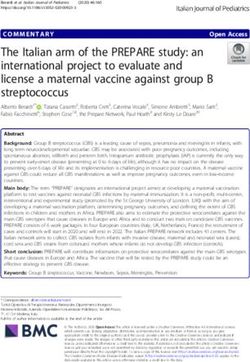 The Italian arm of the PREPARE study: an international project to evaluate and license a maternal vaccine against group B streptococcus
