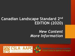 EDITION (2020) Canadian Landscape Standard 2nd - New Content More Information - CSLA
