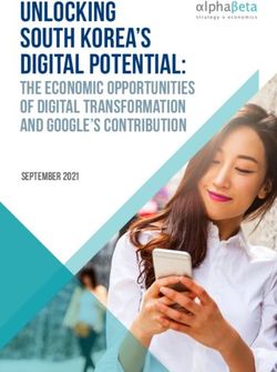UNLOCKING South Korea'S - THE ECONOMIC OPPORTUNITIES OF DIGITAL TRANSFORMATION AND GOOGLE'S CONTRIBUTION