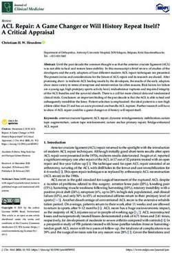 ACL Repair: A Game Changer or Will History Repeat Itself? A Critical Appraisal - MDPI