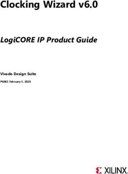 Clocking Wizard v6.0 LogiCORE IP Product Guide - Vivado Design Suite - Xilinx