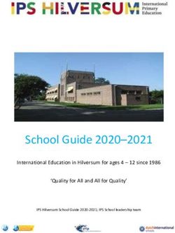 School Guide 2020-2021 - International Education in Hilversum for ages 4 - 12 since 1986 'Quality for All and All for Quality' - IPS Hilversum