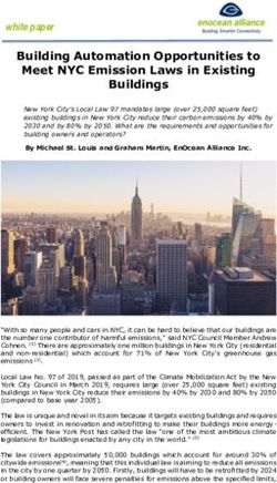Building Automation Opportunities to Meet NYC Emission Laws in Existing Buildings