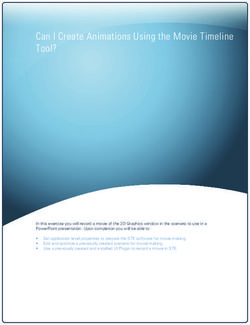 Can I Create Animations Using the Movie Timeline Tool?