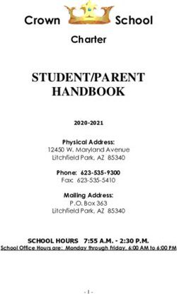 STUDENT/PARENT HANDBOOK - Crown Charter School