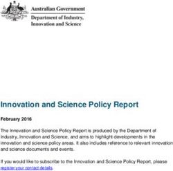 Innovation and Science Policy Report