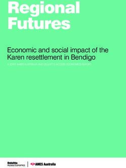 Regional Futures Economic and social impact of the Karen resettlement in Bendigo - A JOINT AMES AUSTRALIA AND DELOITTE ACCESS ECONOMICS REPORT