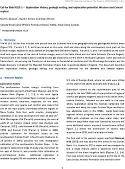 Call for Bids NS15-1 - Exploration history, geologic setting, and exploration potential: Western and Central regions