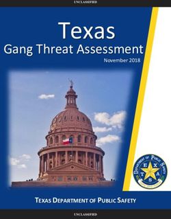 Texas Gang Threat Assessment - TEXAS DEPARTMENT OF PUBLIC SAFETY - Texas.gov