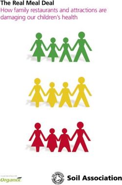 The Real Meal Deal How family restaurants and attractions are damaging our children's health - Soil Association