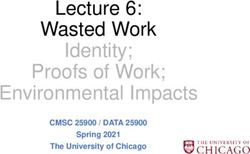 Lecture 6: Wasted Work Identity; Proofs of Work; Environmental Impacts - CMSC 25900 / DATA 25900 Spring 2021 The University of Chicago - The ...