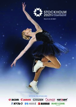 OFFICIAL ISU SPONSORS - March 22-28 2021 - Mynewsdesk