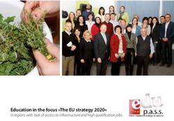 Education in the focus "The EU strategy 2020" - in regions with lack of access to infrastructure and high qualification jobs - CMS an der HLUW ...