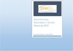 Social Services Waimakariri Service Mapping 2019