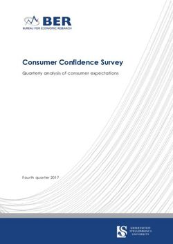 Consumer Confidence Survey - Quarterly analysis of consumer expectations - BER