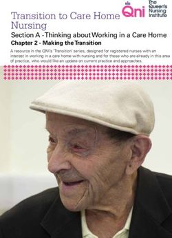 Transition to Care Home Nursing
