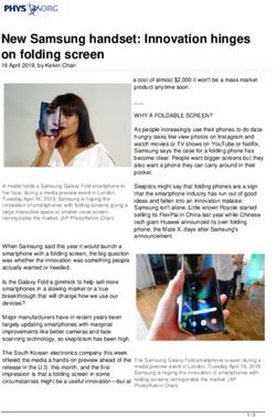 New Samsung handset: Innovation hinges on folding screen - Phys.org