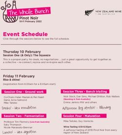 Event Schedule - New Zealand Winegrowers