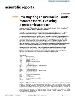 Investigating an increase in Florida manatee mortalities using a proteomic approach