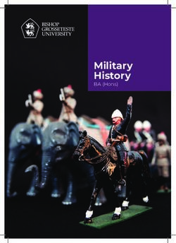 Military History BA (Hons) - BGU