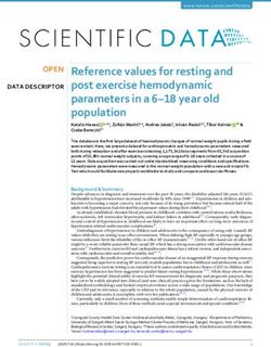 Reference values for resting and post exercise hemodynamic parameters in a 6-18 year old population - Nature