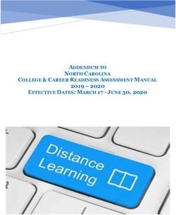 NORTH CAROLINA COLLEGE & CAREER READINESS ASSESSMENT MANUAL EFFECTIVE DATES: MARCH 17 - JUNE 30, 2020 - ADDENDUM TO - NC Community Colleges