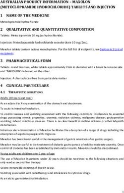 AUSTRALIAN PRODUCT INFORMATION - MAXOLON (METOCLOPRAMIDE HYDROCHLORIDE) TABLETS AND INJECTION 1 NAME OF THE MEDICINE - Medicines.org.au