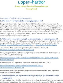 Upper Harbor Terminal Redevelopment Concept FAQ