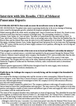 Interview with Ido Rosolio, CEO of Mekorot Panorama Reports