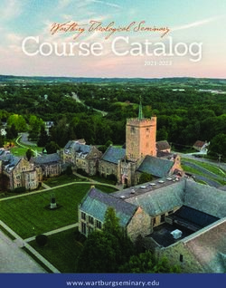 Wartburg Theological Seminary - www.wartburgseminary.edu 2021-2023