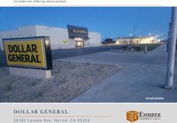 DOLLAR GENERAL 36281 Lassen Ave. Huron, CA 93234 - Actual Locaiton - Embree Group of Companies