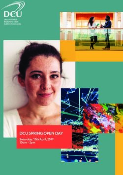 DCU SPRING OPEN DAY Saturday, 13th April, 2019 10am - 2pm