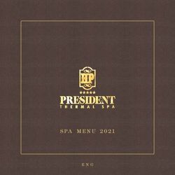 SPA MENU 2021 - President Terme Hotel