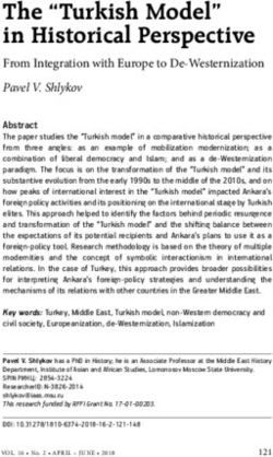 The "Turkish Model" in Historical Perspective - Russia in Global Affairs