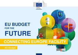 FUTURE EU BUDGET FOR THE - Ewaluacja